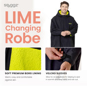 Snuggz Lite Mens Lime Lining Changing robe