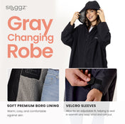 Snuggz Lite Women Grey Changing Robe