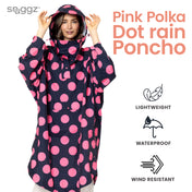 Snuggz Women's Polka Dot Rain Poncho