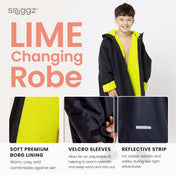 Snuggz Lite Boys Lime Lining Changing robe