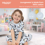 Snuggz Penguin PJ Set with Plush Bag Unisex
