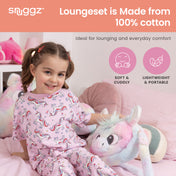 Snuggz Unicorn PJ Set with Plush Bag