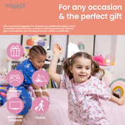 Snuggz Unicorn PJ Set with Plush Bag