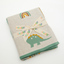 Snuggz Cotton Knitted Dinosaur & Rainbow Baby Blanket, 80 x 100 cm