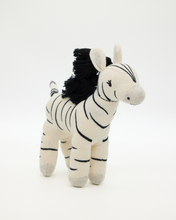 Snuggz Knitted Safari Zebra Standing Toy - Medium