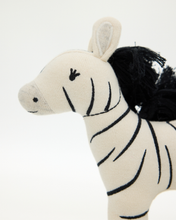 Snuggz Knitted Safari Zebra Standing Toy - Medium