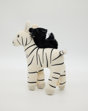Snuggz Knitted Safari Zebra Standing Toy - Medium