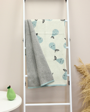 Snuggz Cotton Knitted Pear Baby Blanket, 80 x 100 cm