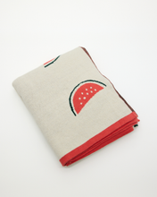 Snuggz Cotton Knitted Watermelon Baby Blanket, 80 x 100 cm