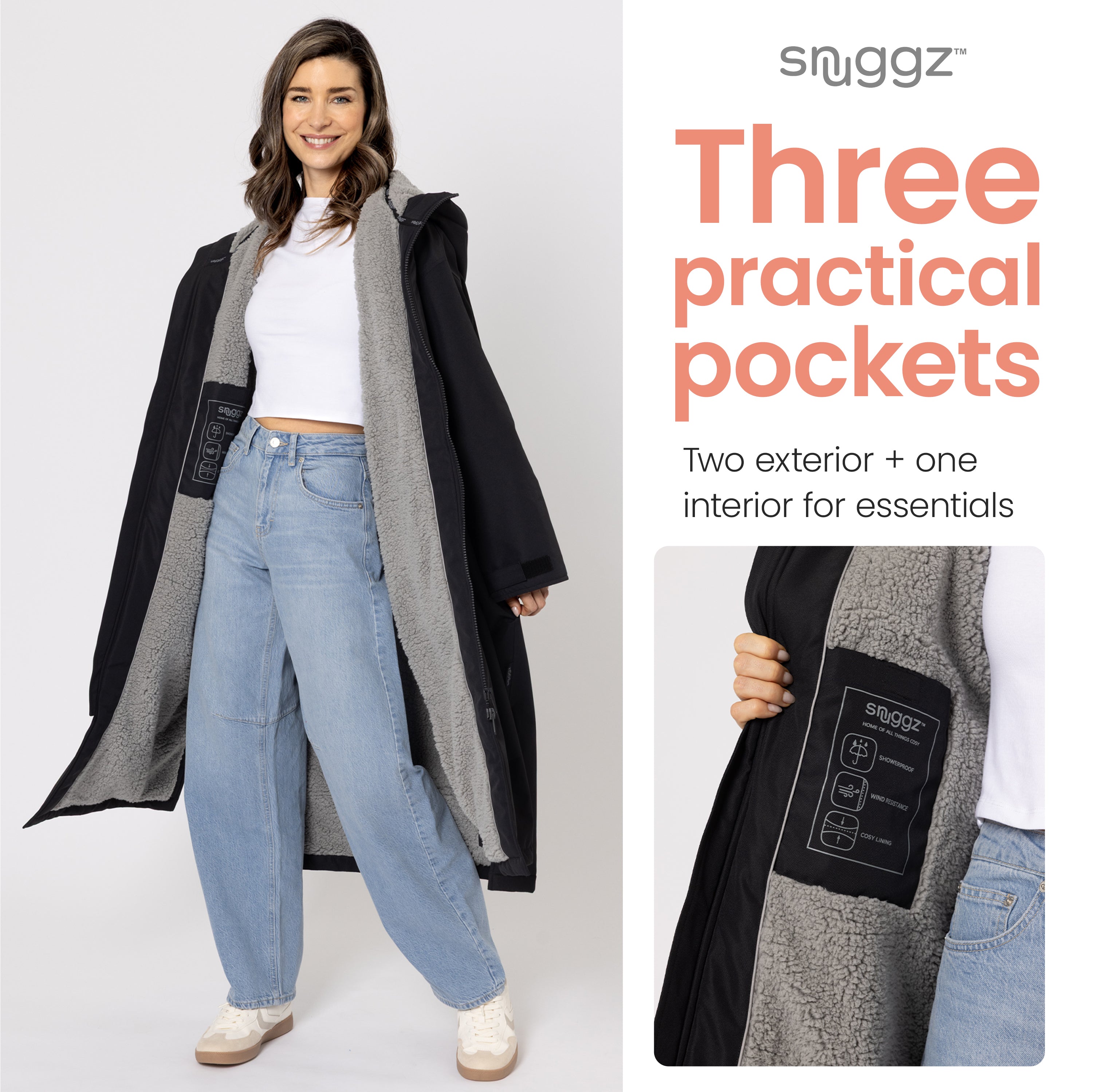 Snuggz Lite Women Grey Changing Robe