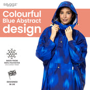 Snuggz Abstract Women's Rain Poncho