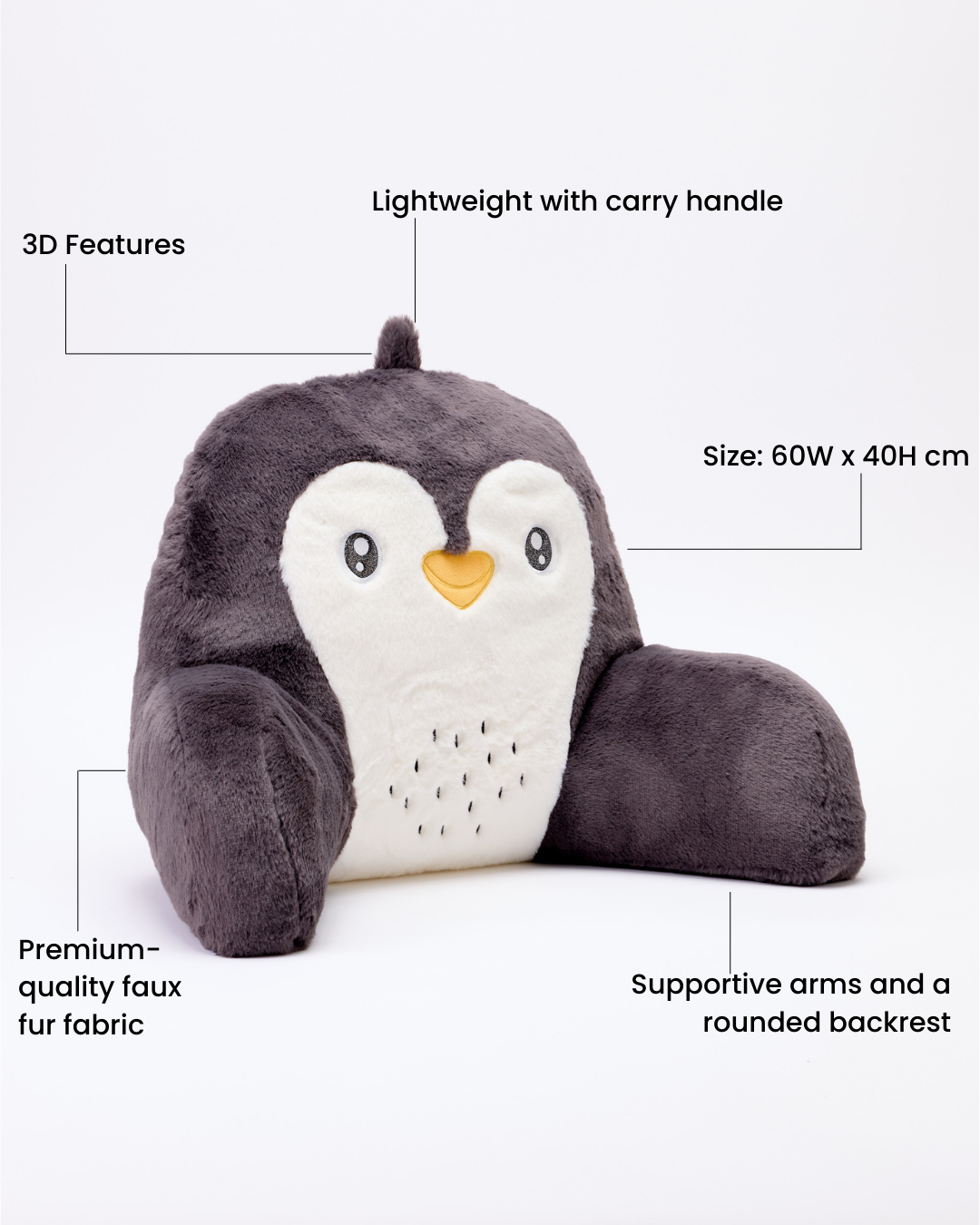 Snuggz Penguin Cuddle Cushion