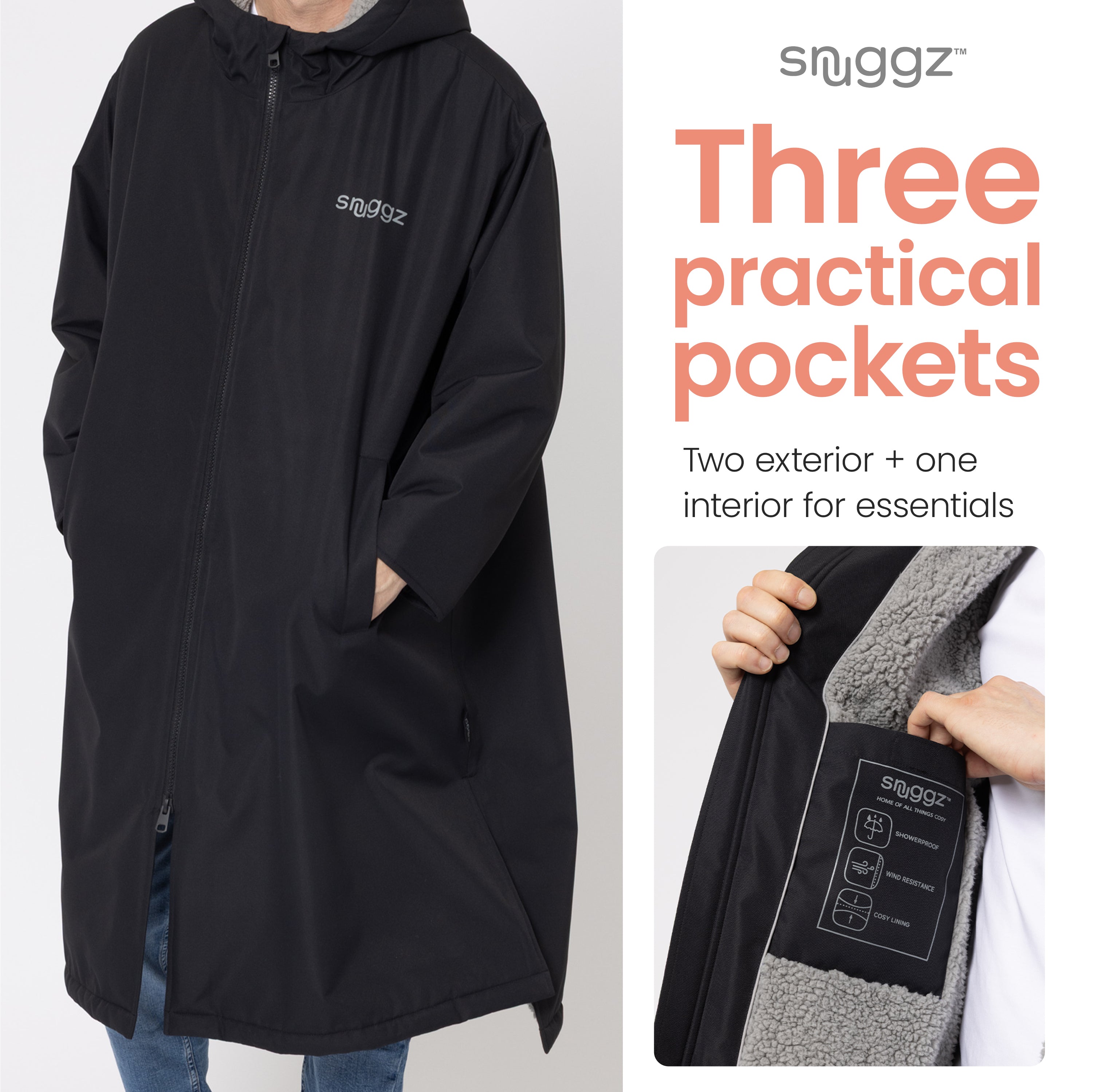 Snuggz Lite Men Grey Changing Robe