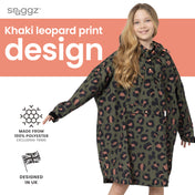 Snuggz Kids Leopard Print Rain Poncho