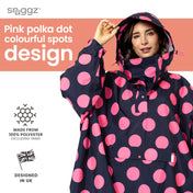 Snuggz Women's Polka Dot Rain Poncho