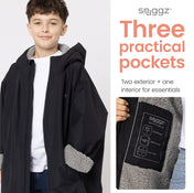 Snuggz Lite Boys Grey Changing Robe