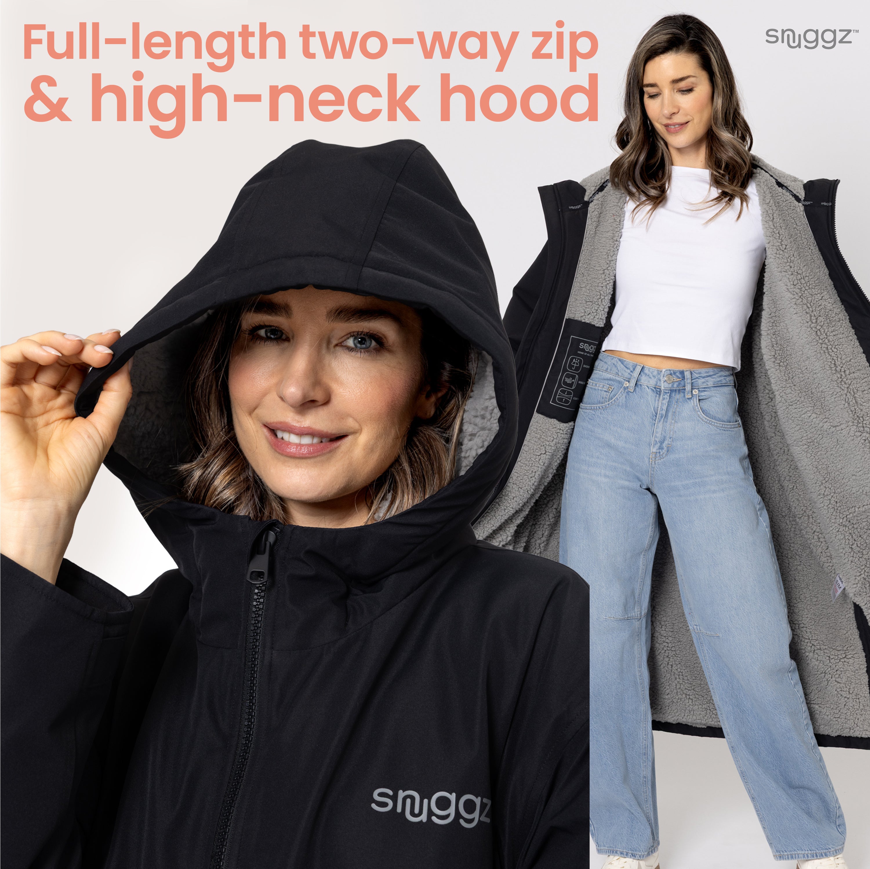 Snuggz Lite Women Grey Changing Robe