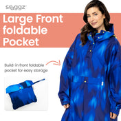 Snuggz Abstract Women's Rain Poncho