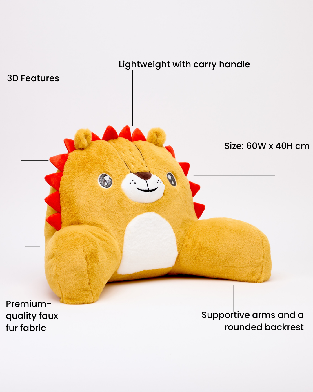 Snuggz Lion Cuddle Cushion