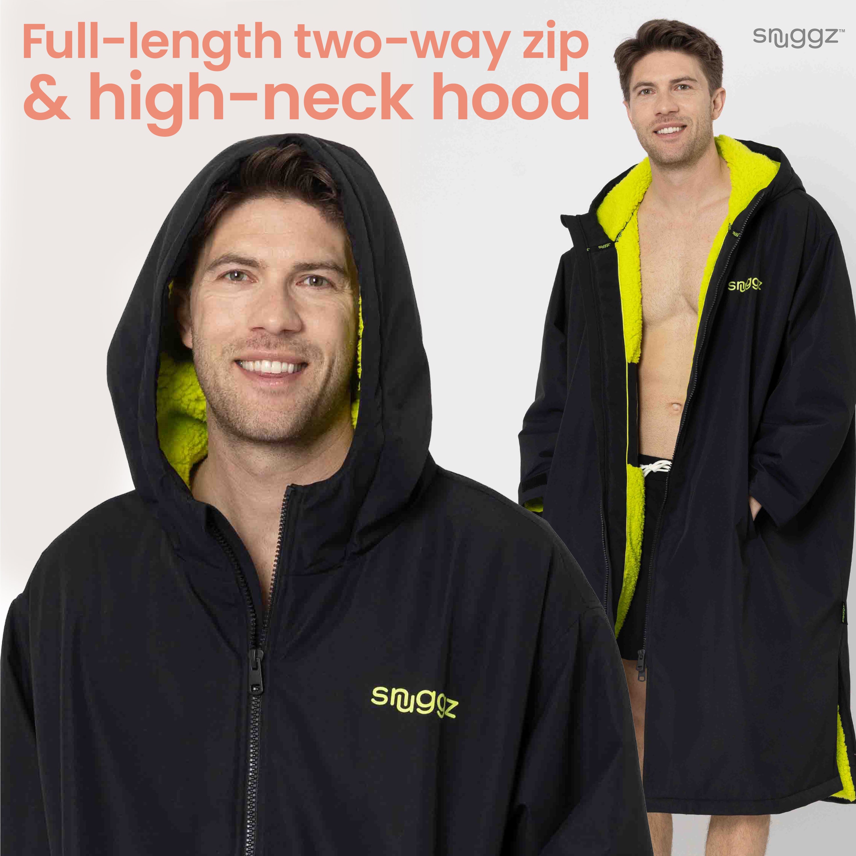 Snuggz Lite Mens Lime Lining Changing robe