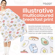 Snuggz Women Breakfast Club Oversized Bamboo Sleep Tee
