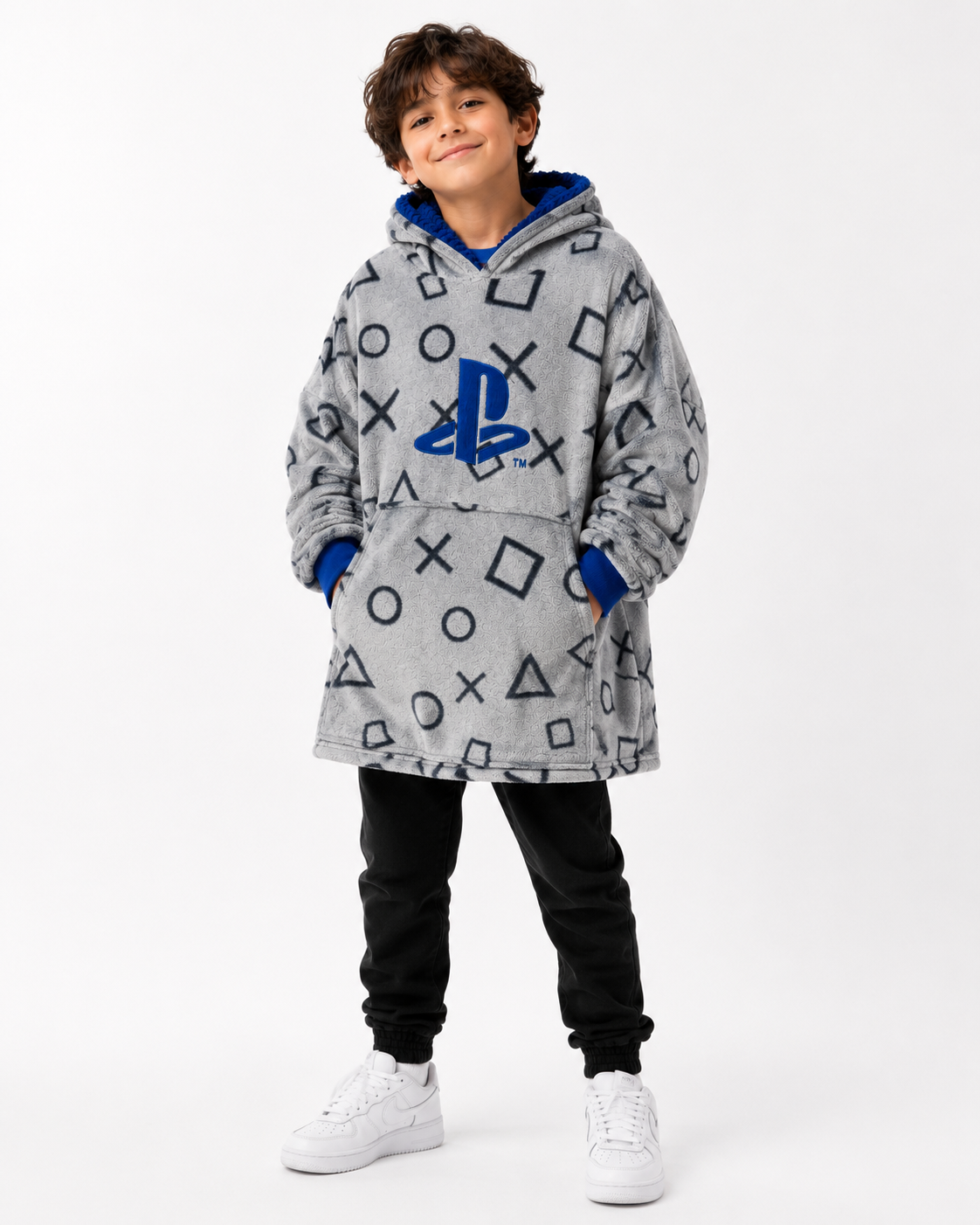 playstation hooded blanket
