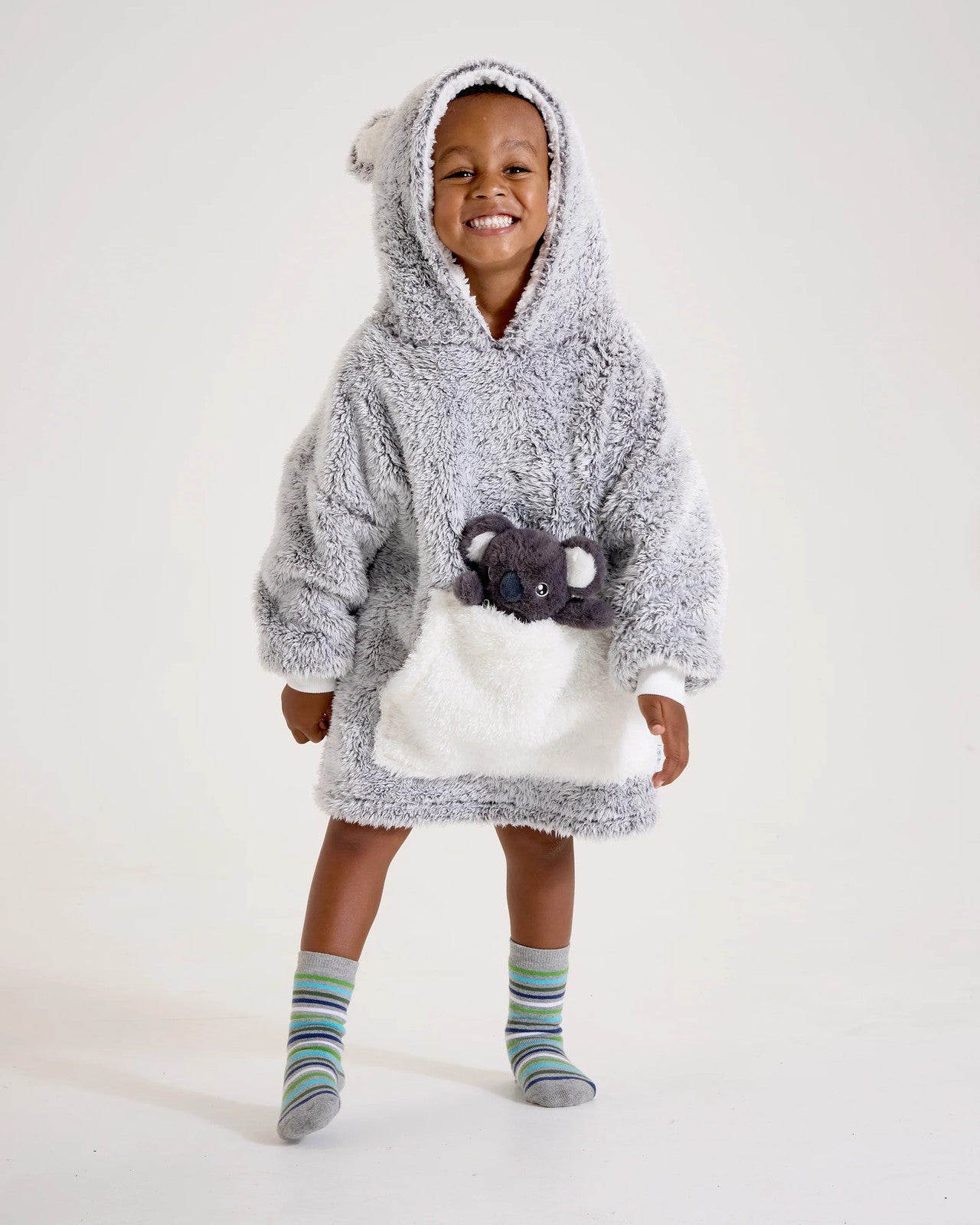Snuggz Kids 2 in 1 Koala Pocket Pal Hooded Blanket