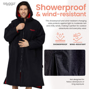 Snuggz Lite Mens Red Changing Robe