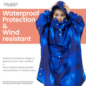 Snuggz Abstract Rain Poncho Kids