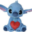 Stitch Holding Heart Disney Official Snuggz Licenced Plush Toy - Medium size
