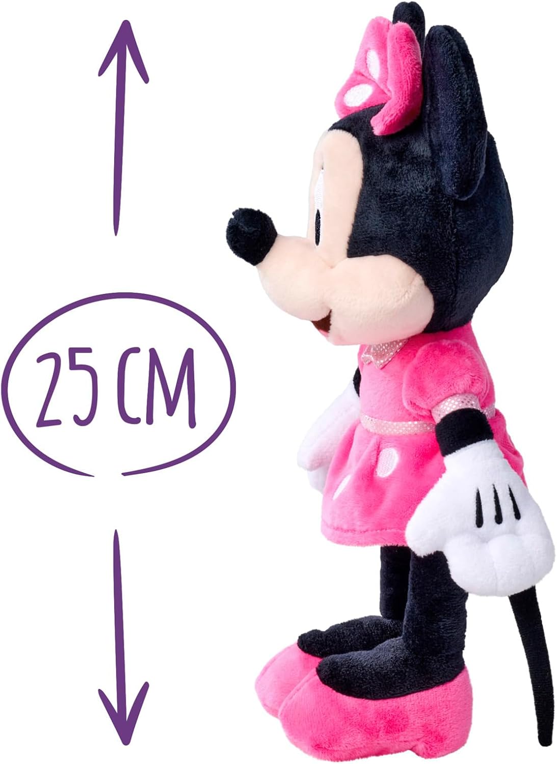 Minnie Mouse Disney Official Snuggz Licenced Plush Toy - Medium size