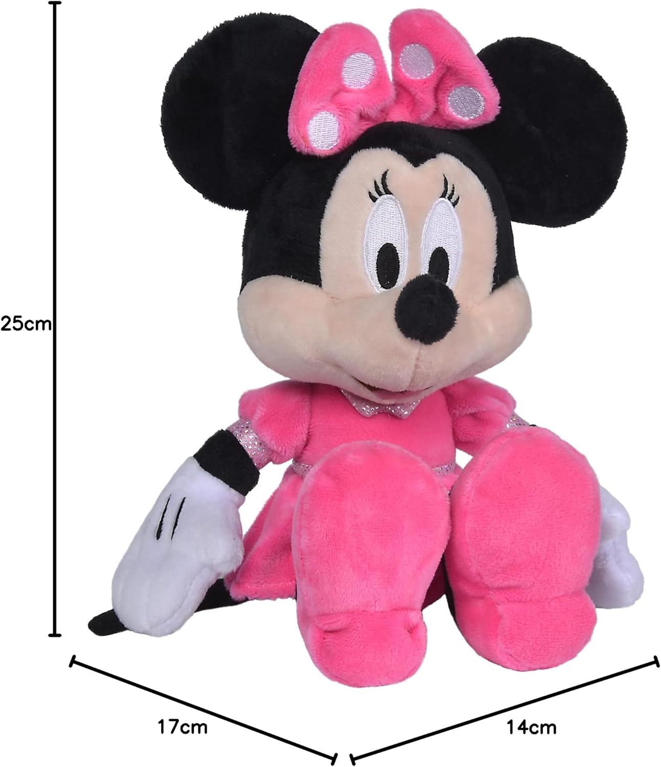 Minnie Mouse Disney Official Snuggz Licenced Plush Toy - Medium size