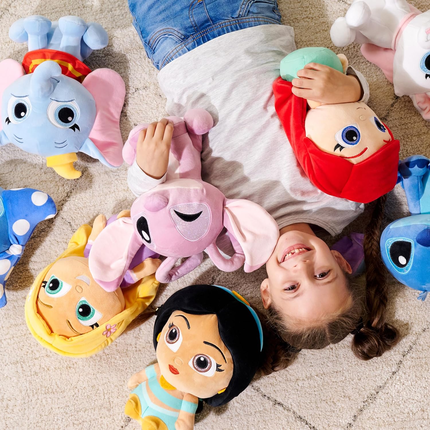 Angel Doorables Disney Official Snuggz Licenced Plush Toy - Medium size