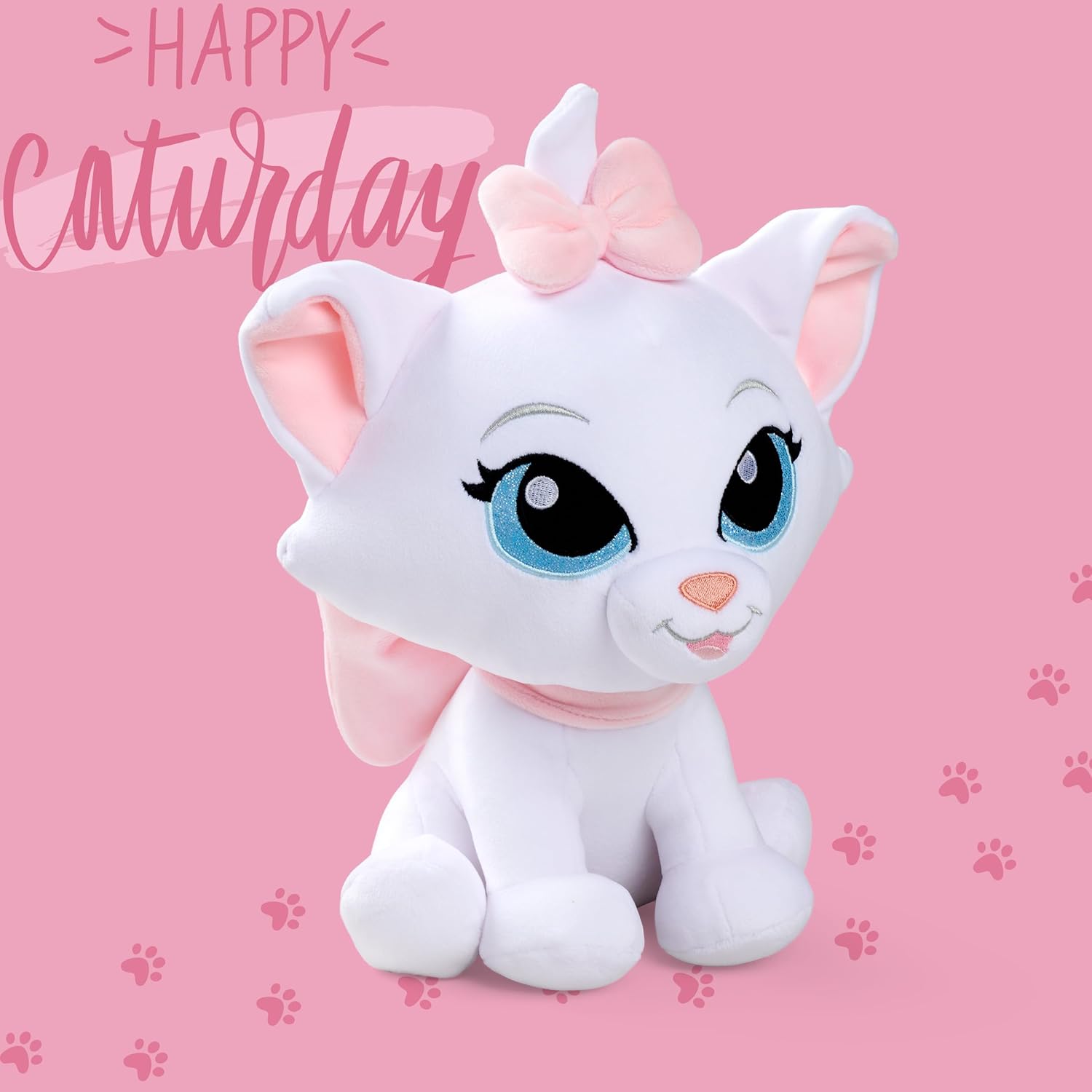 Marie Doorables Disney Official Snuggz Licenced Plush Toy - Medium size