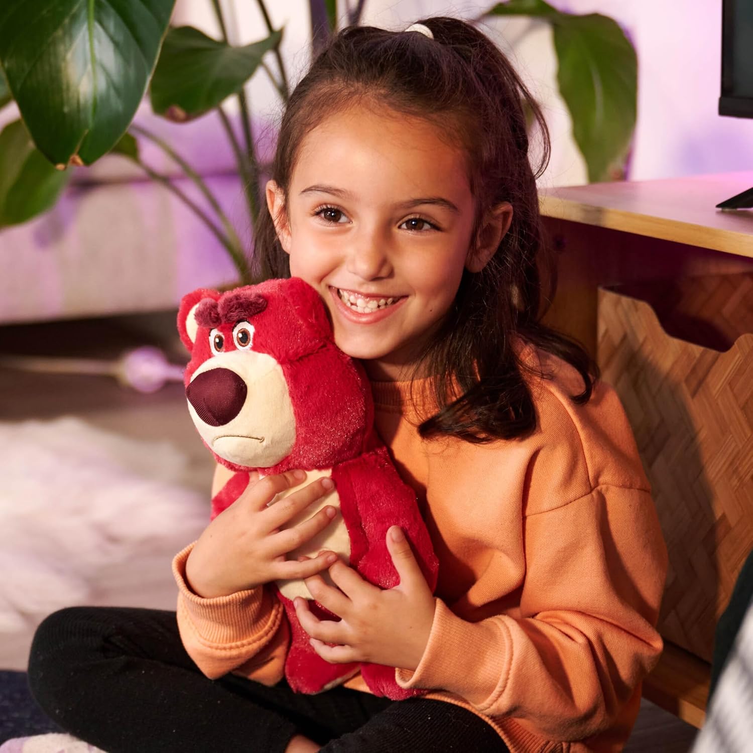 Lotso with Walking Stick Disney Official Snuggz Licenced Plush Toy - Medium size