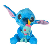 Stitch & Scrump Disney Official Snuggz Licenced Plush Toy - Medium size