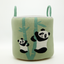 Snuggz Knitted Panda Storage Basket - Large