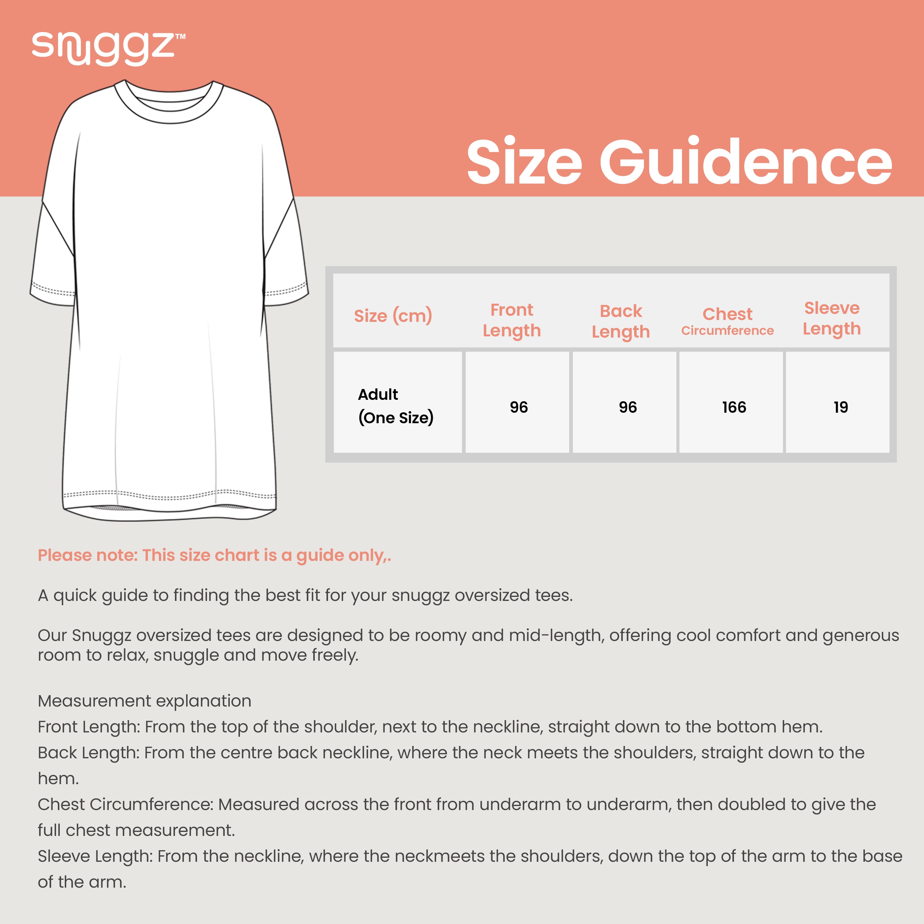 Snuggz Women Cherry Bow Bamboo Oversized Sleep Tee