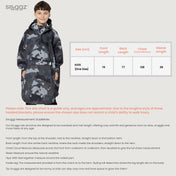 Snuggz Kids Grey Camo Rain Poncho