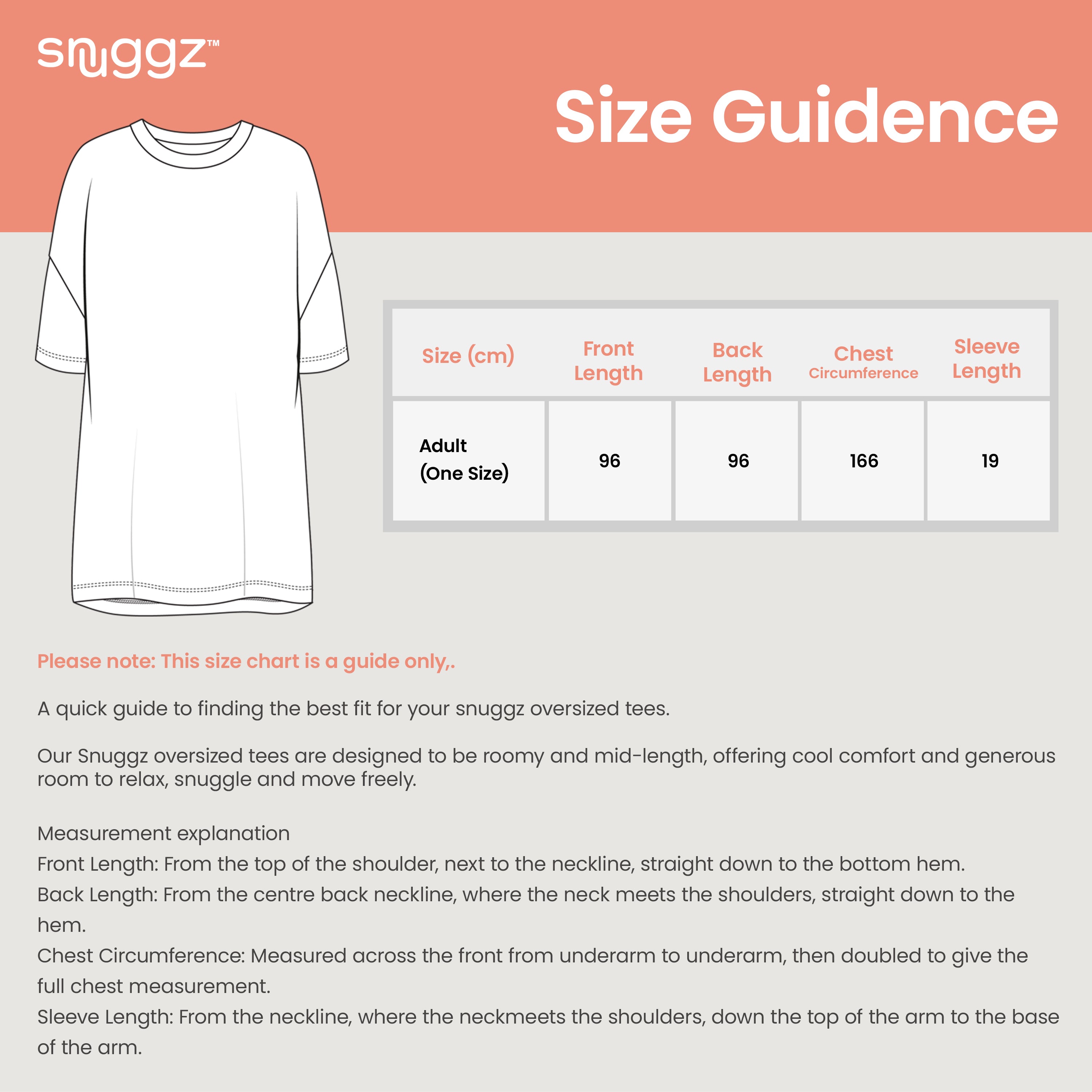 Snuggz Women Tropical Palm Print Bamboo Oversized Sleep Tee
