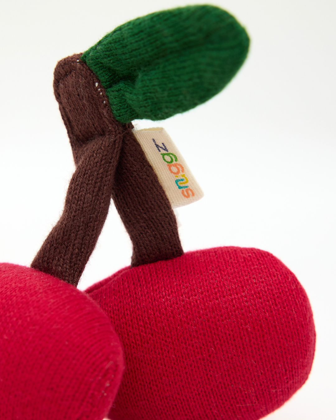 Snuggz Knitted Cherry Soft Toy - Small