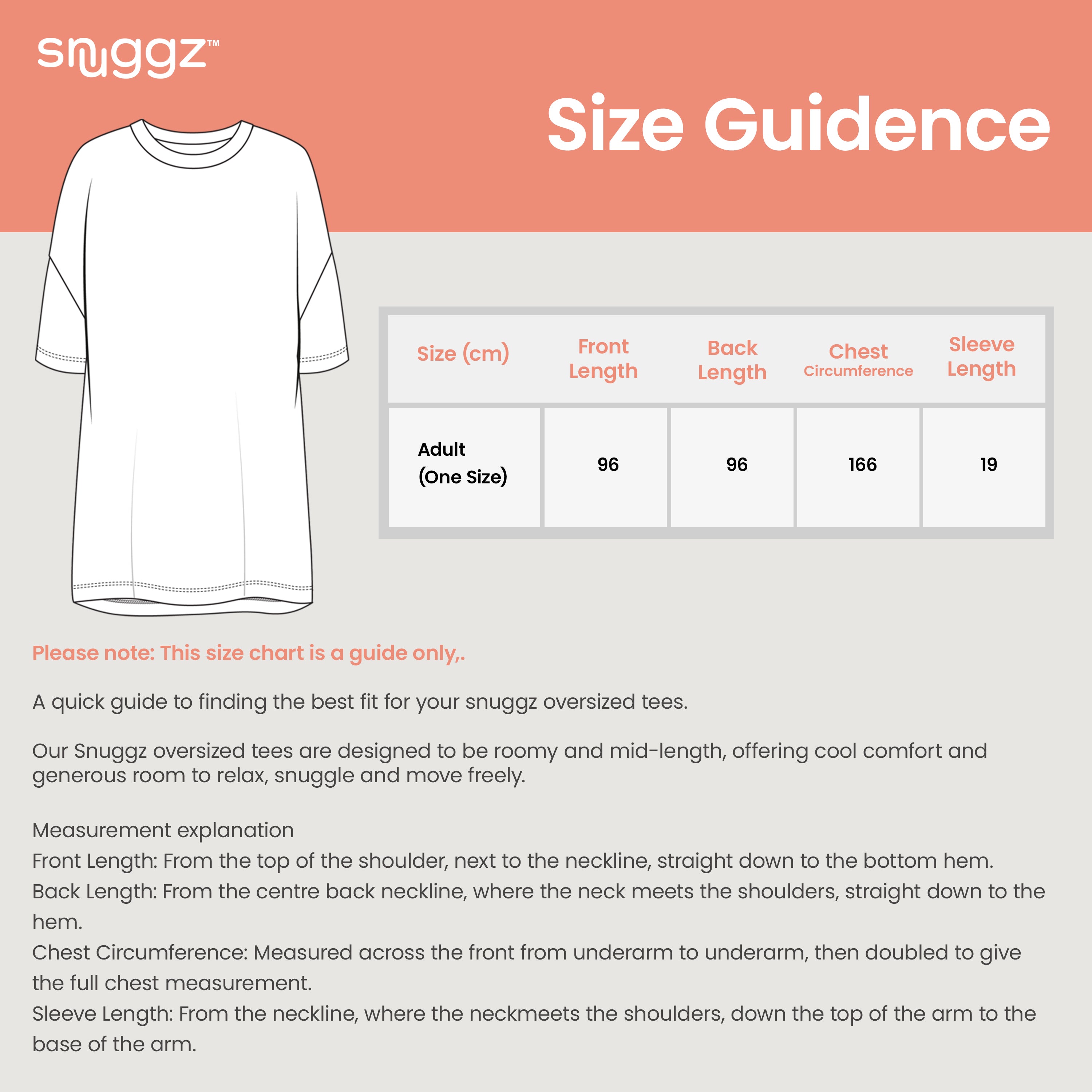 Snuggz Women Bow Print Bamboo Oversized Sleep Tee