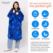 Snuggz Abstract Women's Rain Poncho