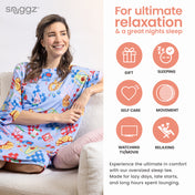 Snuggz Women Brunch Print Oversized Cooling Sleep Tee