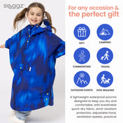 Snuggz Abstract Rain Poncho Kids