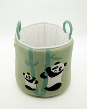 Snuggz Knitted Panda Storage Basket - Large