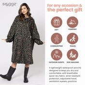 Snuggz Adult Leopard Print Rain Poncho