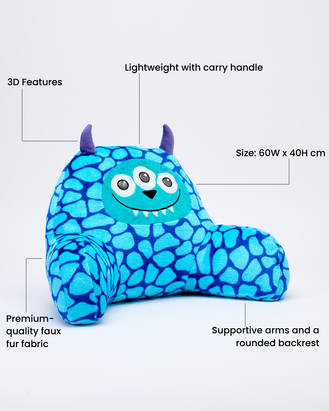 Snuggz Monster Cuddle Cushion