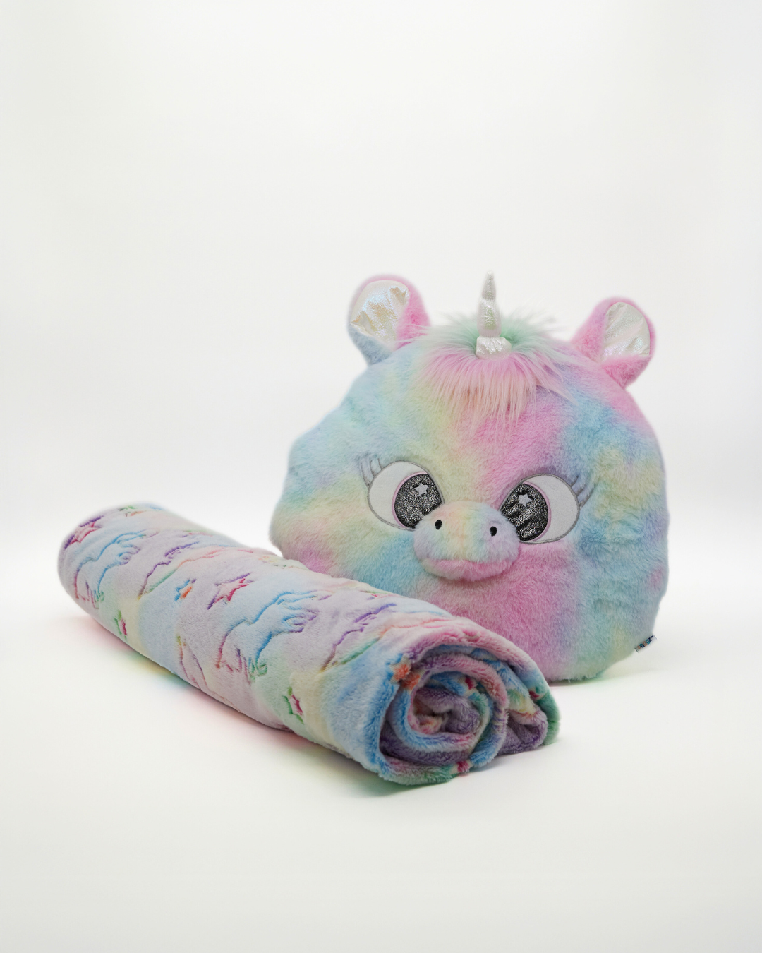 Snuggz Kids Unicorn 2 in 1 Cushion & Glow-in-the-Dark Blanket