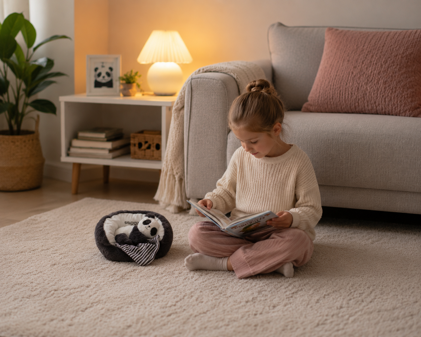 Snuggz Panda Kids Bedtime Plush Toy